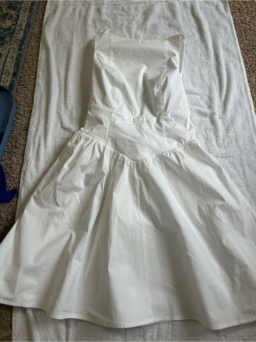 WhiteFit-and-Flare Dress